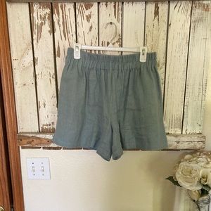 Linen shorts-Love and Confuse Etsy brand
